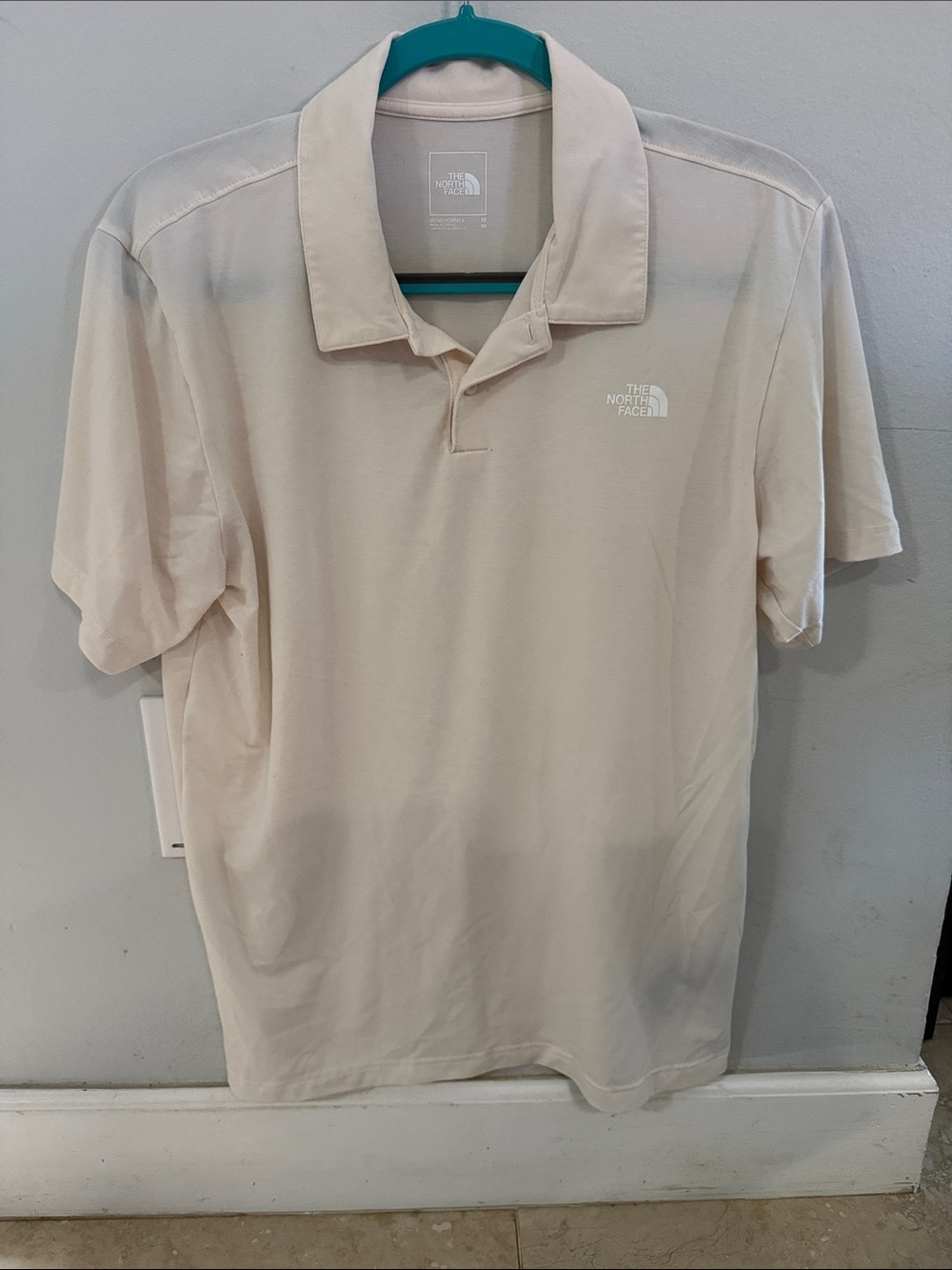 The North Face Men’s Light Beige Polo Shirt